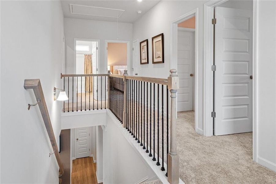 Furnished interior view inside a new home in Garrett Preserve, Douglasville (Image 14).