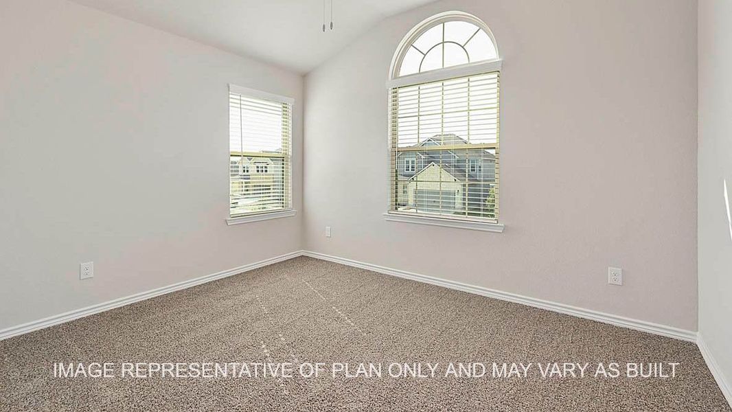 Spacious, unfurnished interior of a new home in Southern Pointe, College Station (Image 24).