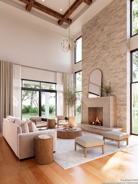 Furnished interior view inside a new home in , San Antonio (Image 8). Furnished interior view inside a new home in , San Antonio (Image 8).