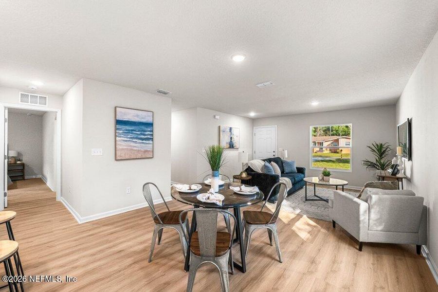 Furnished interior view inside a new home in , Jacksonville (Image 16).