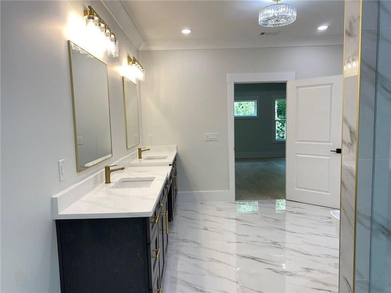Furnished interior view inside a new home in , Dacula (Image 34).