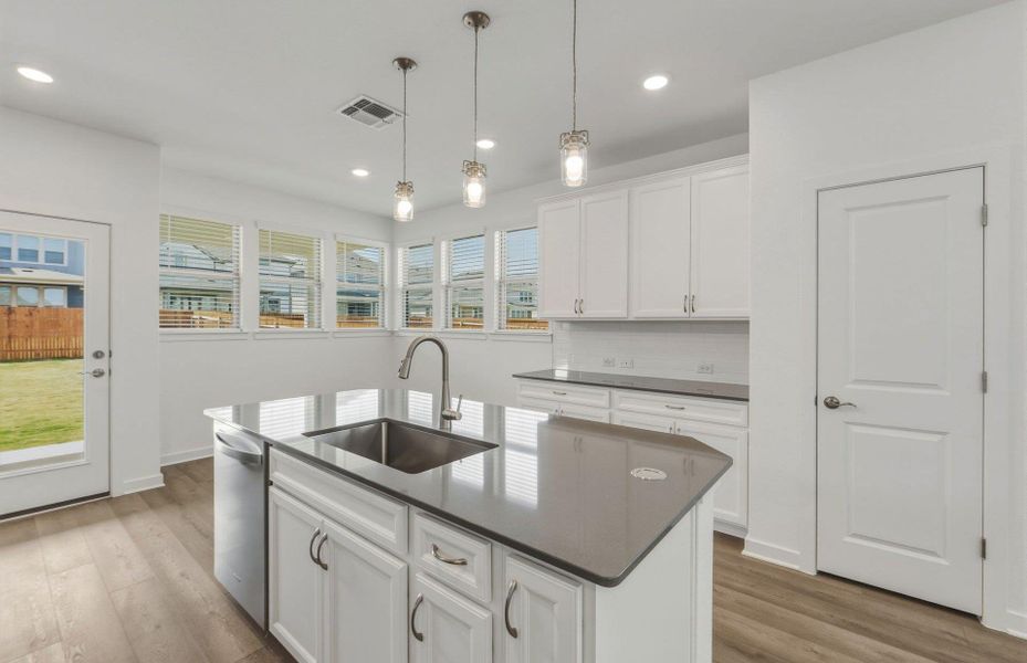 Furnished interior view inside a new home in Santa Rita Ranch, Liberty Hill (Image 11).
