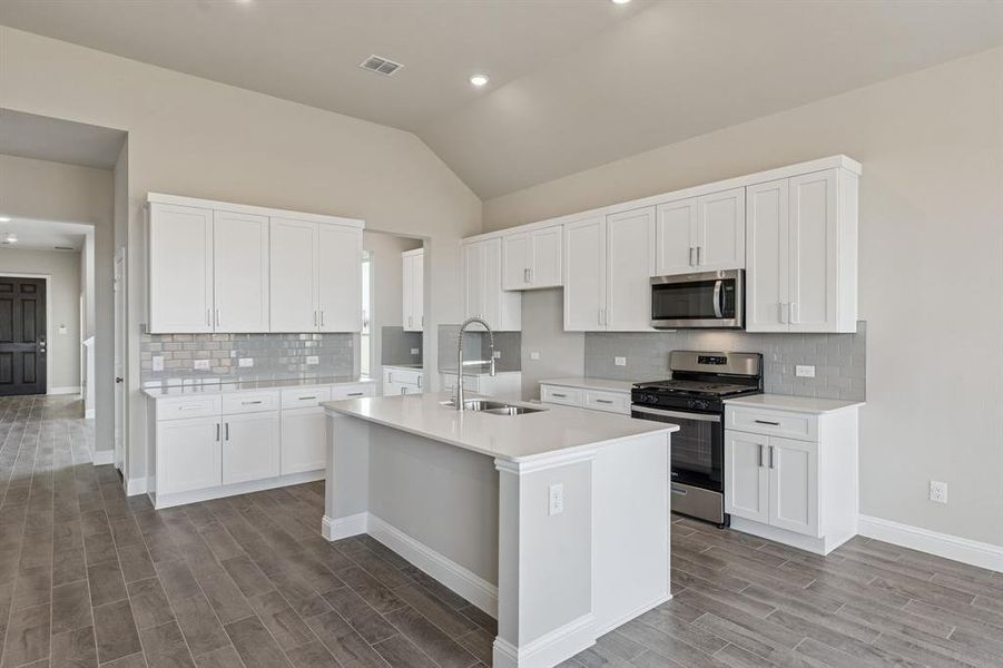 Furnished interior view inside a new home in Venetian, Weston (Image 4).