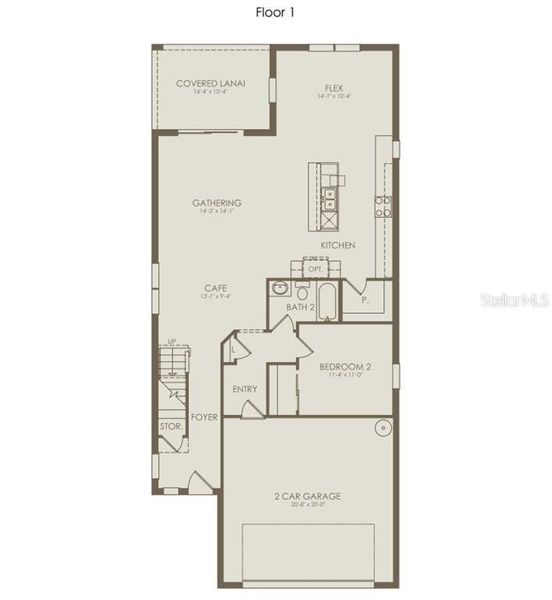 2D floor plan layout of this home in Hartford Terrace, Davenport, FL (Image 2). 2D floor plan layout of this home in Hartford Terrace, Davenport, FL (Image 2).