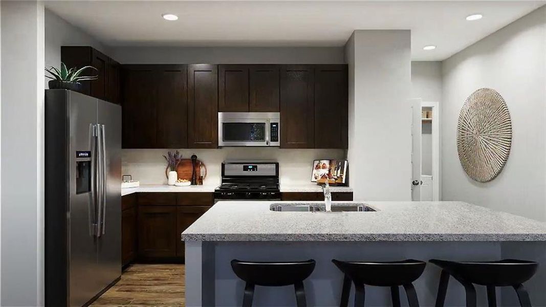 Furnished interior view inside a new home in Deer Creek, Fort Worth (Image 12).