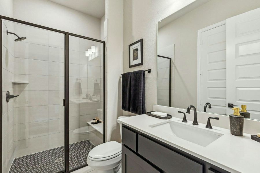 Representative furnished interior of a home built from the Reid by Kindred Homes in Heritage, McLendon-Chisholm (Image 16).