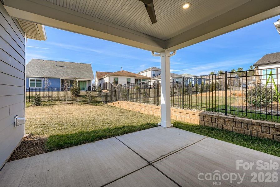 Exterior details and patio area of a home in Trilogy® Lake Norman, Denver (Image 22).