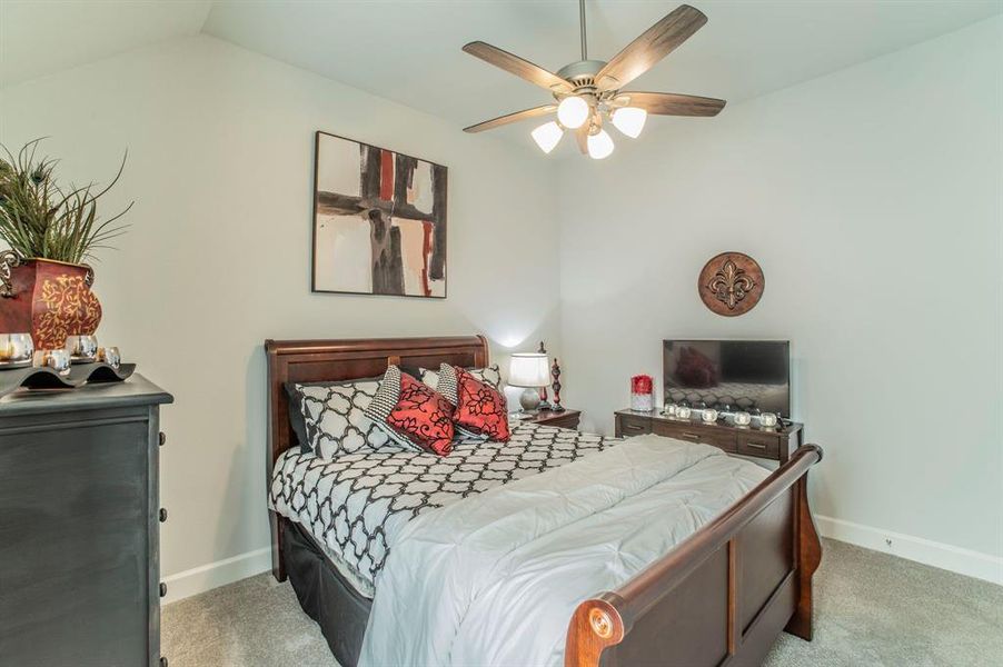 Furnished interior view inside a new home in Bridgewater 60', Midlothian (Image 20).