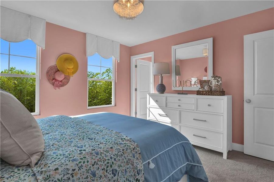 Furnished interior view inside a new home in Riverside Ridge, Lawrenceville (Image 25).