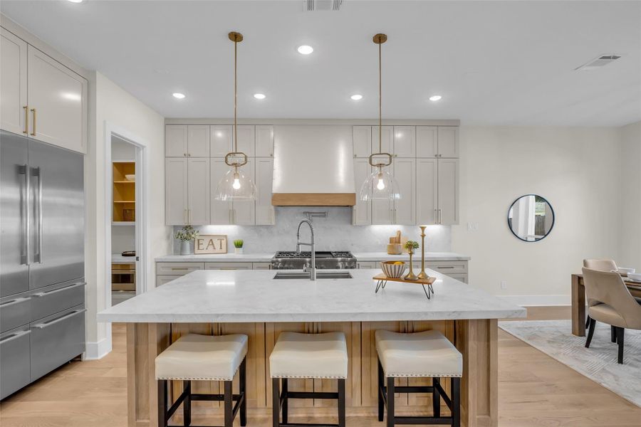 Furnished interior view inside a new home in , Houston (Image 19).