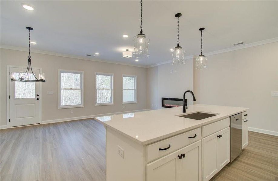 Furnished interior view inside a new home in Wildwood Place, Powder Springs (Image 3).