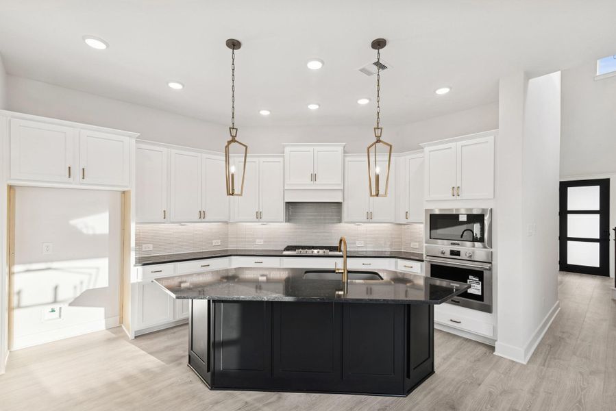 Furnished interior view inside a new home in The Highlands - Grove Collection, Porter (Image 7).