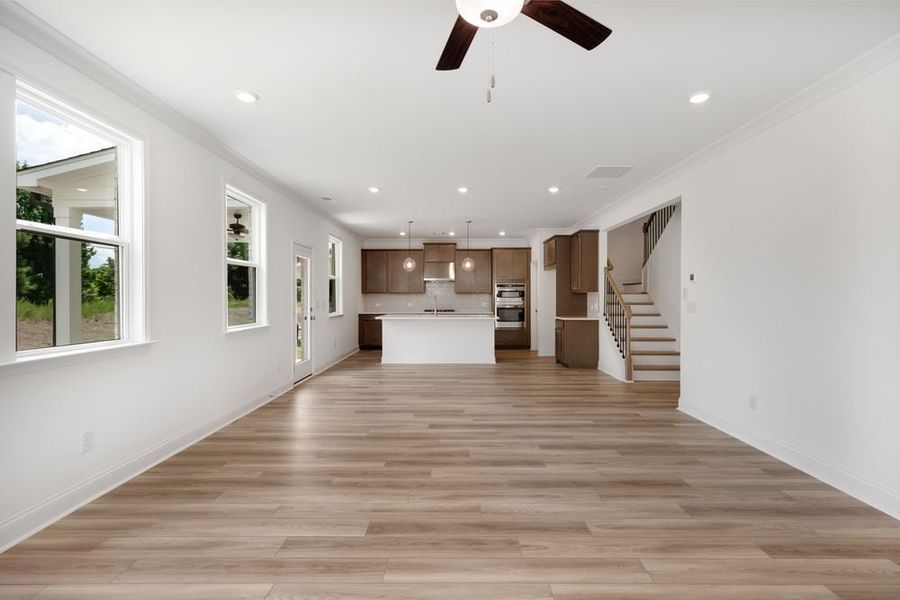Representative unfurnished interior of a home built from the Ingram by Taylor Morrison in Bennett Farm, Loganville (Image 18). Representative unfurnished interior of a home built from the Ingram by Taylor Morrison in Bennett Farm, Loganville (Image 18).