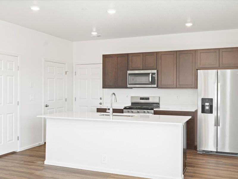 Furnished interior view inside a new home in Poudre Heights: The Meadow Collection, Windsor (Image 3).