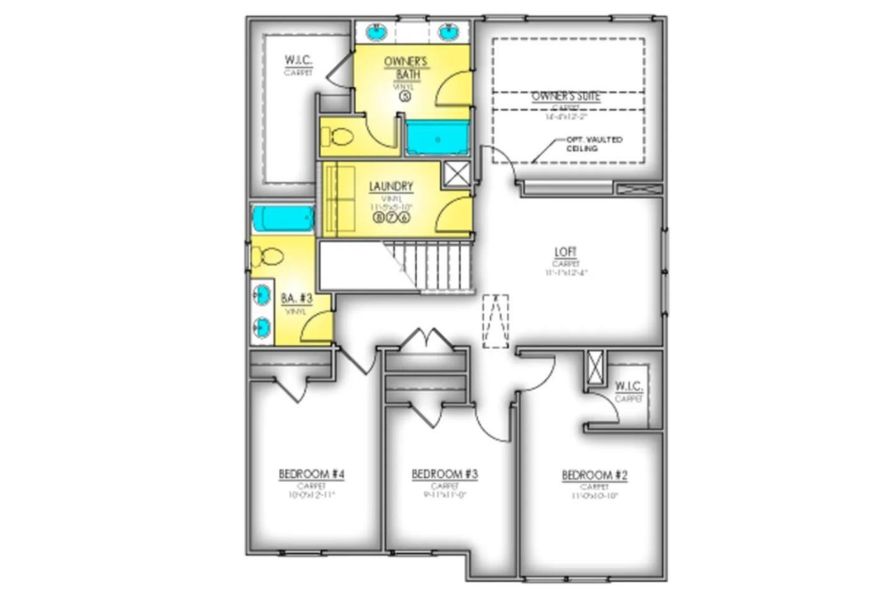View of floor plan / room layout