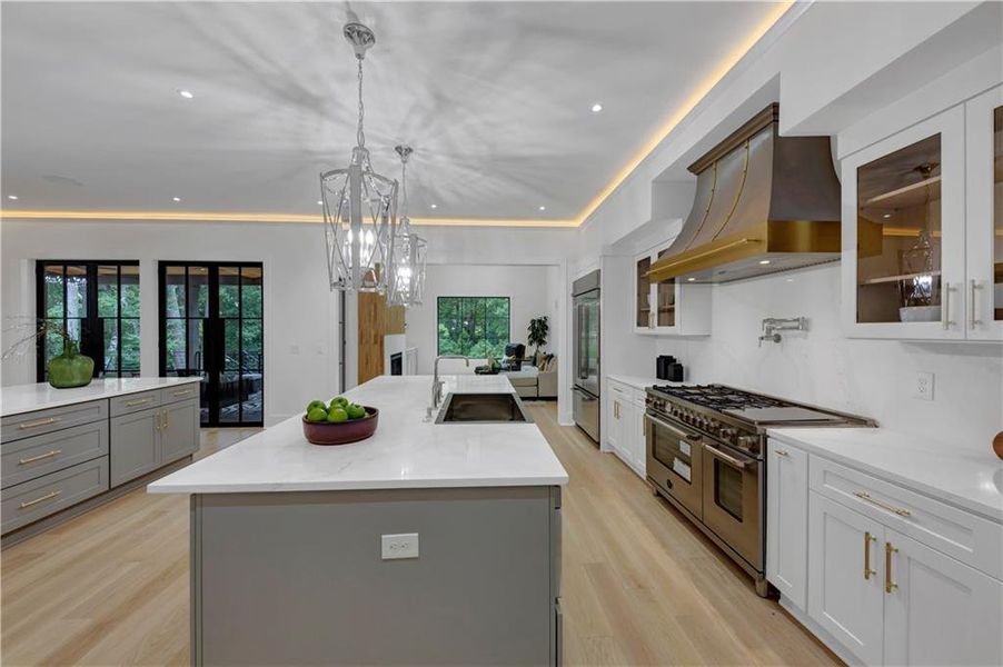 Furnished interior view inside a new home in , Marietta (Image 16).