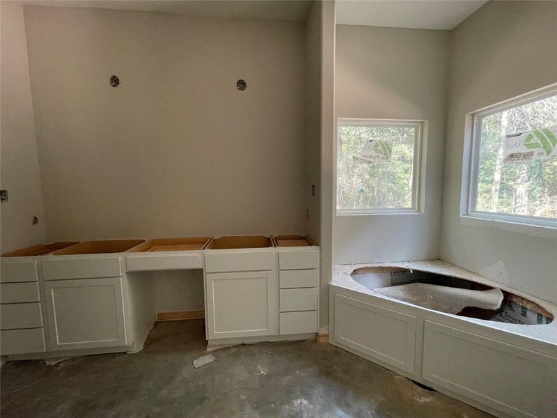 Primary Bathroom, with a Drop-in Tub & Dual Vanity Sinks Primary Bathroom, with a Drop-in Tub & Dual Vanity Sinks