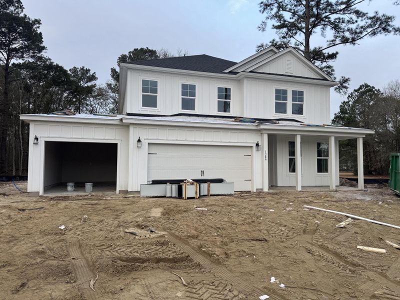 In-progress construction of a new home in , Mount Pleasant, SC (Image 7).