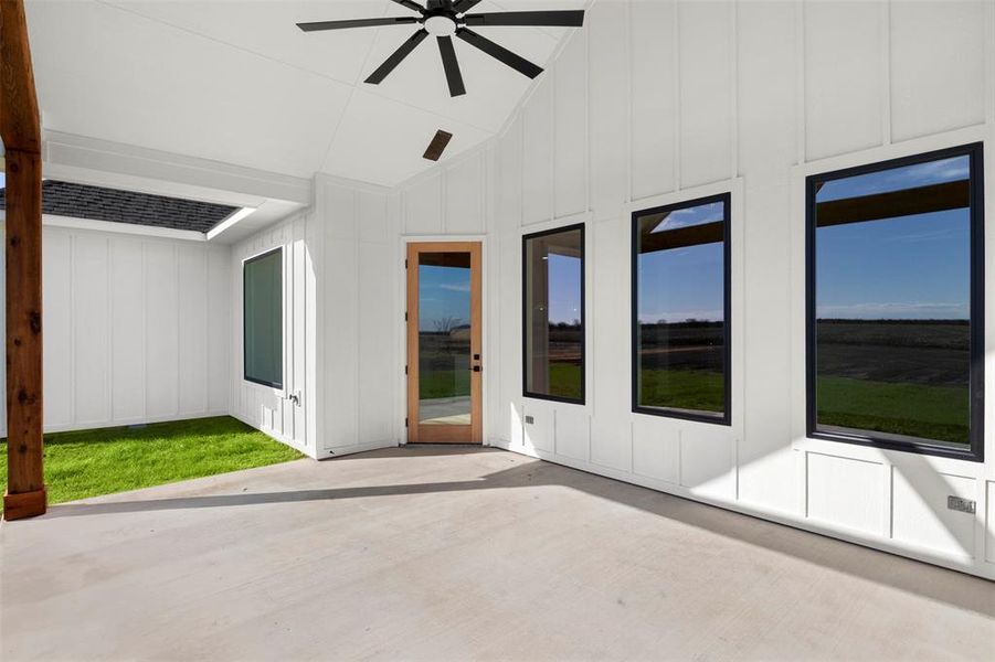 Exterior details and patio area of a home in , Palmer (Image 3).