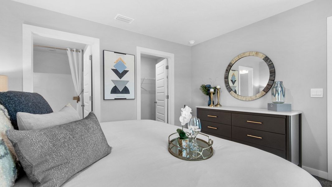 Representative furnished interior of a home built from the Delilah by D.R. Horton in Colonial East, Panama City Beach (Image 18).