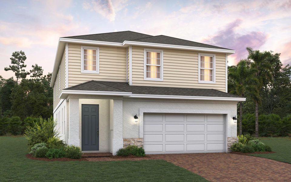 Wekiva Elevation 1 with Stone Wekiva Elevation 1 with Stone