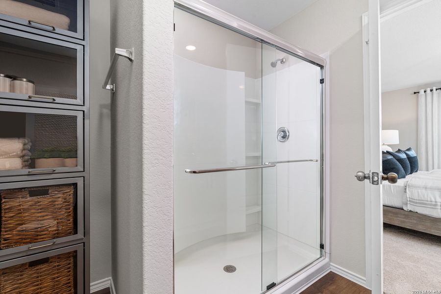 Furnished interior view inside a new home in , New Braunfels (Image 28).