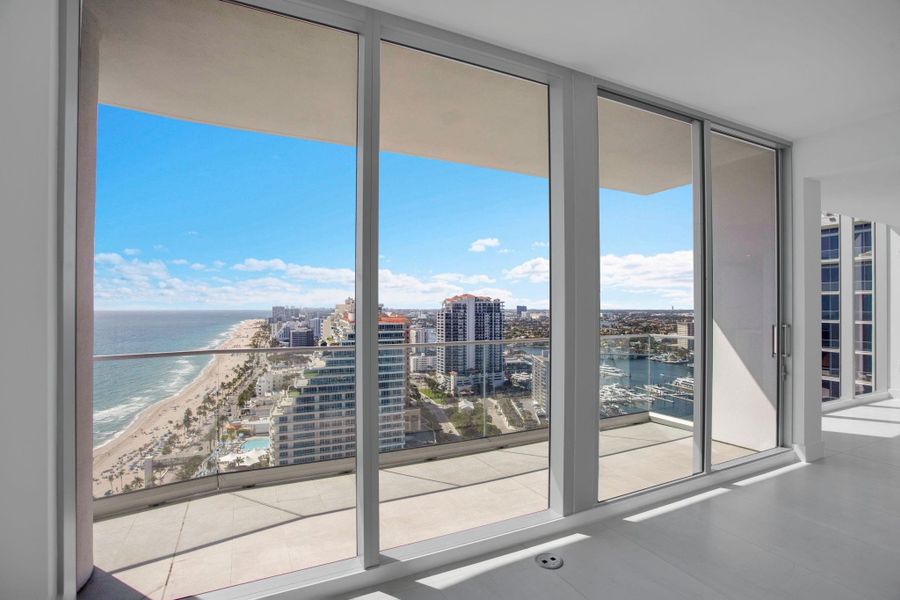 View from living area