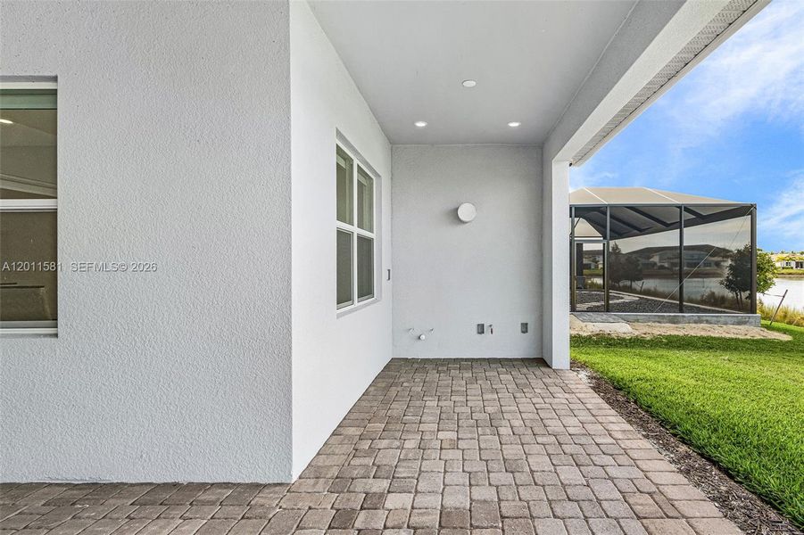 Exterior details and patio area of a home in , Naples (Image 3). Exterior details and patio area of a home in , Naples (Image 3).