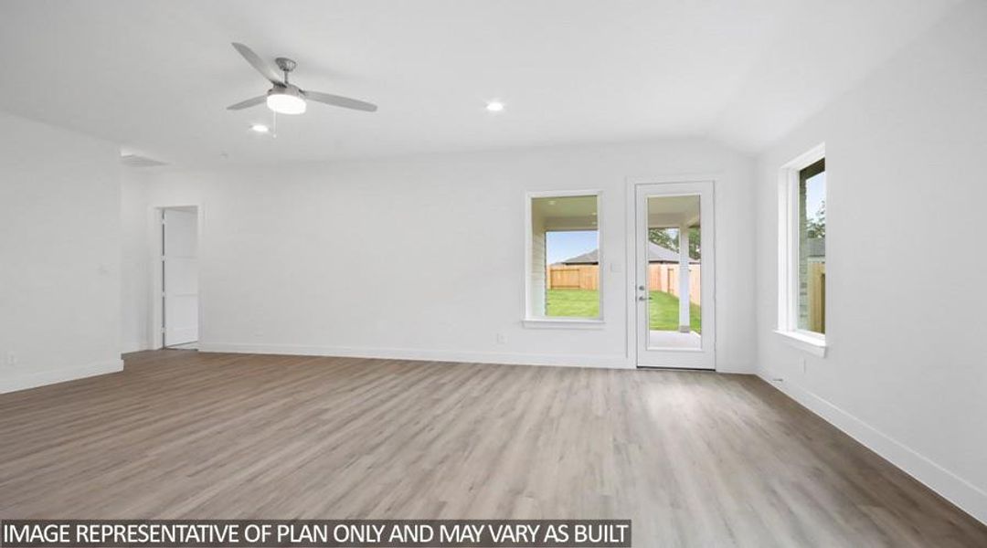 Spacious, unfurnished interior of a new home in Hills of Westlake, Conroe (Image 19).