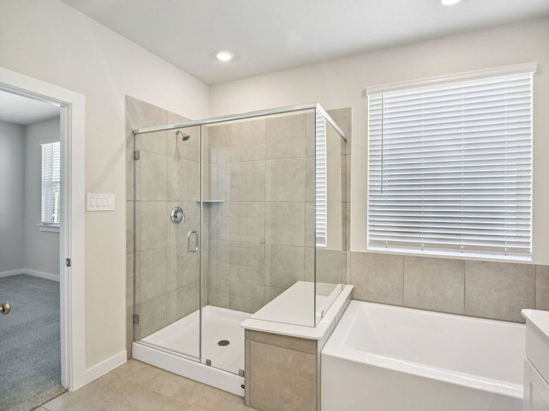 Furnished interior view inside a new home in Spring Brook Village - City Series, Houston (Image 10).