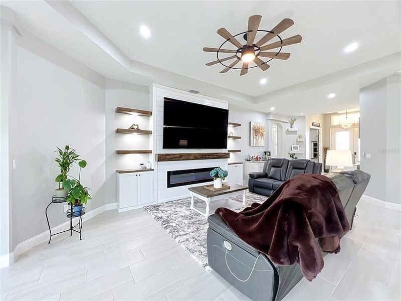 Furnished interior view inside a new home in The Reserve at Victoria, Deland (Image 65). Furnished interior view inside a new home in The Reserve at Victoria, Deland (Image 65).