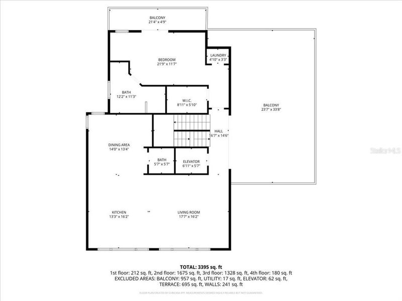 2D floor plan layout of this home in , Englewood, FL (Image 5).