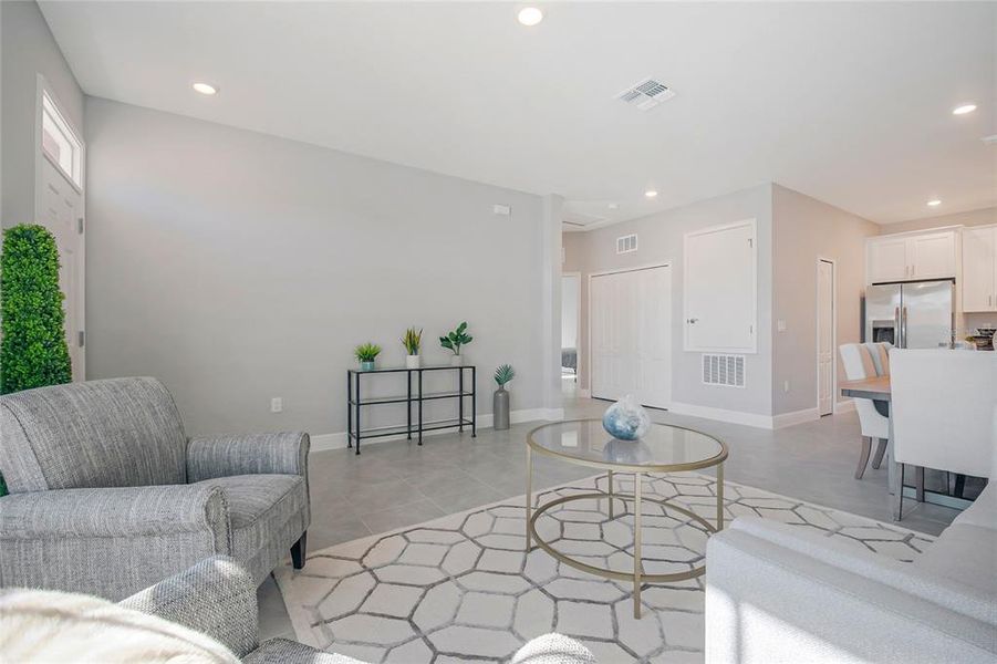 Furnished interior view inside a new home in , Kissimmee (Image 17). Furnished interior view inside a new home in , Kissimmee (Image 17).