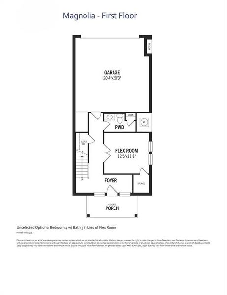 2D floor plan layout of this home in City Point, North Richland Hills, TX (Image 7).