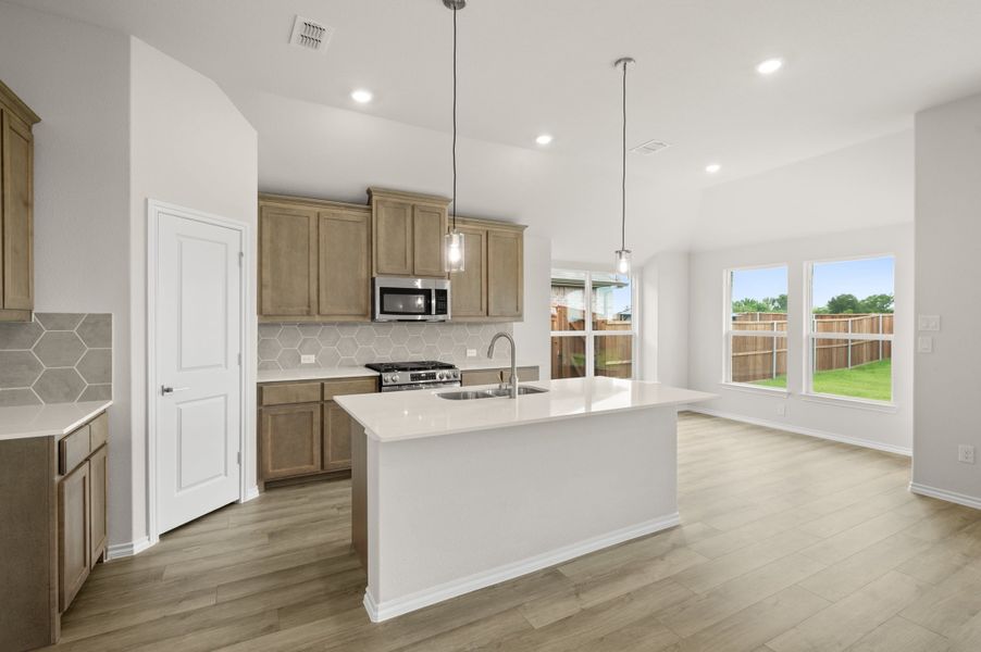 Furnished interior view inside a new home in Meadow Park at The Meadows, Ponder (Image 7).