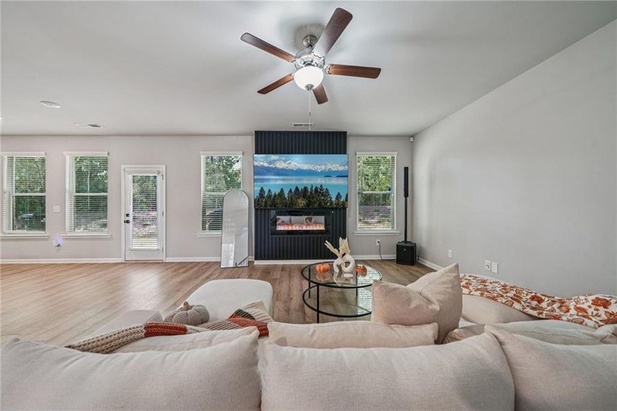 Furnished interior view inside a new home in North Hampton, Hampton (Image 19).