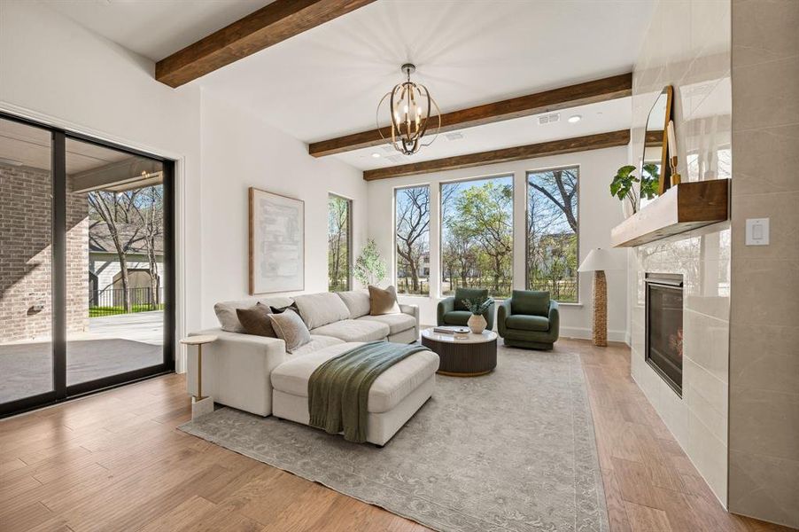 Furnished interior view inside a new home in , Keller (Image 13). Furnished interior view inside a new home in , Keller (Image 13).