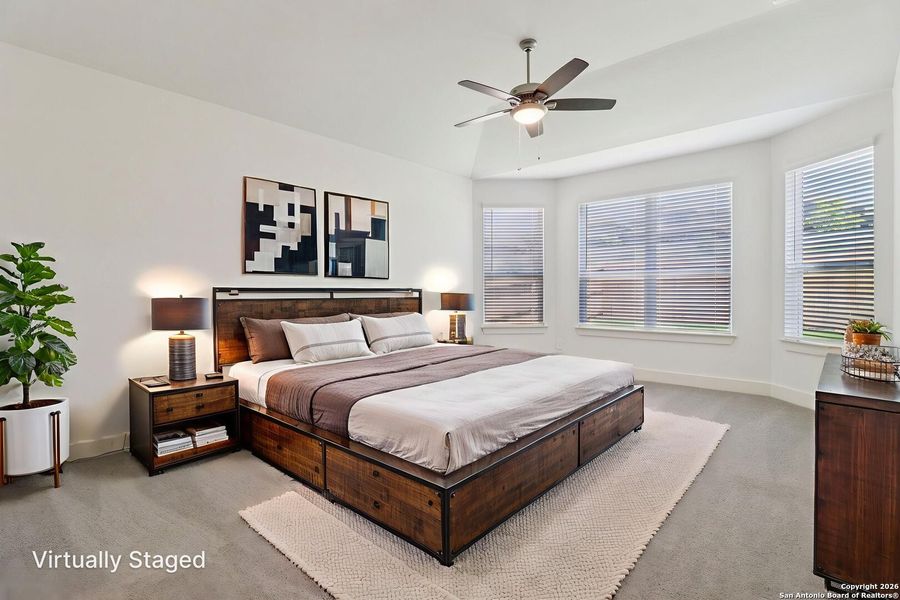 Furnished interior view inside a new home in Carmel Ranch, Schertz (Image 11).