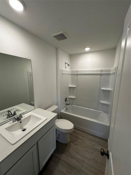 Pics are not of actual home.  They are a representative of a home of the same floor plan