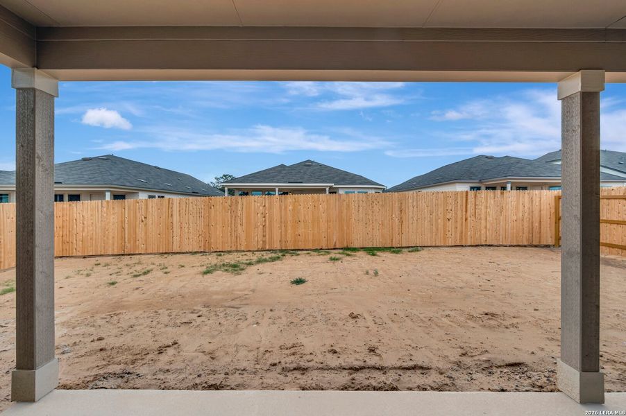 Exterior details and patio area of a home in Greenspoint Heights, Seguin (Image 3).