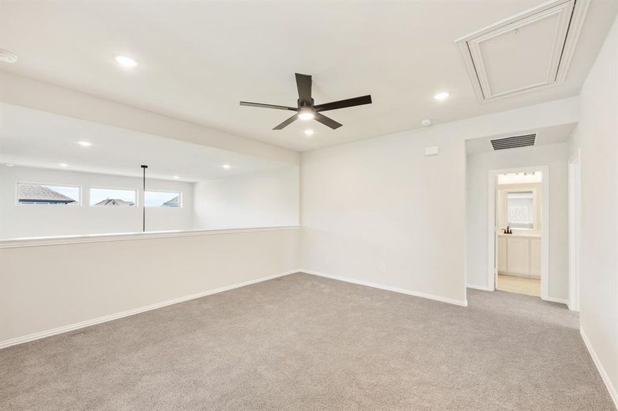 Spacious, unfurnished interior of a new home in Woodstone, Providence Village (Image 32).