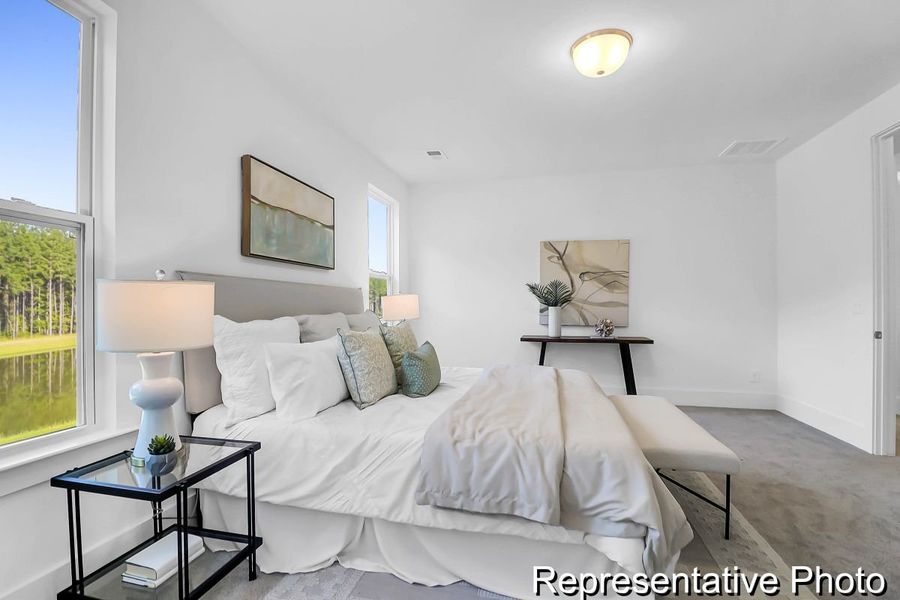 Furnished interior view inside a new home in Homecoming, Ravenel (Image 27).