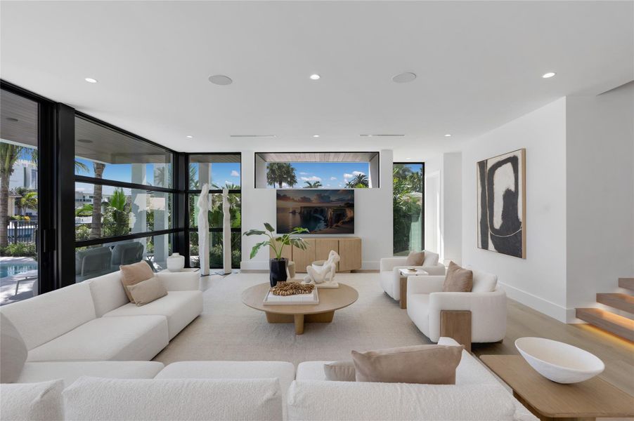 Furnished interior view inside a new home in , Fort Lauderdale (Image 37). Furnished interior view inside a new home in , Fort Lauderdale (Image 37).