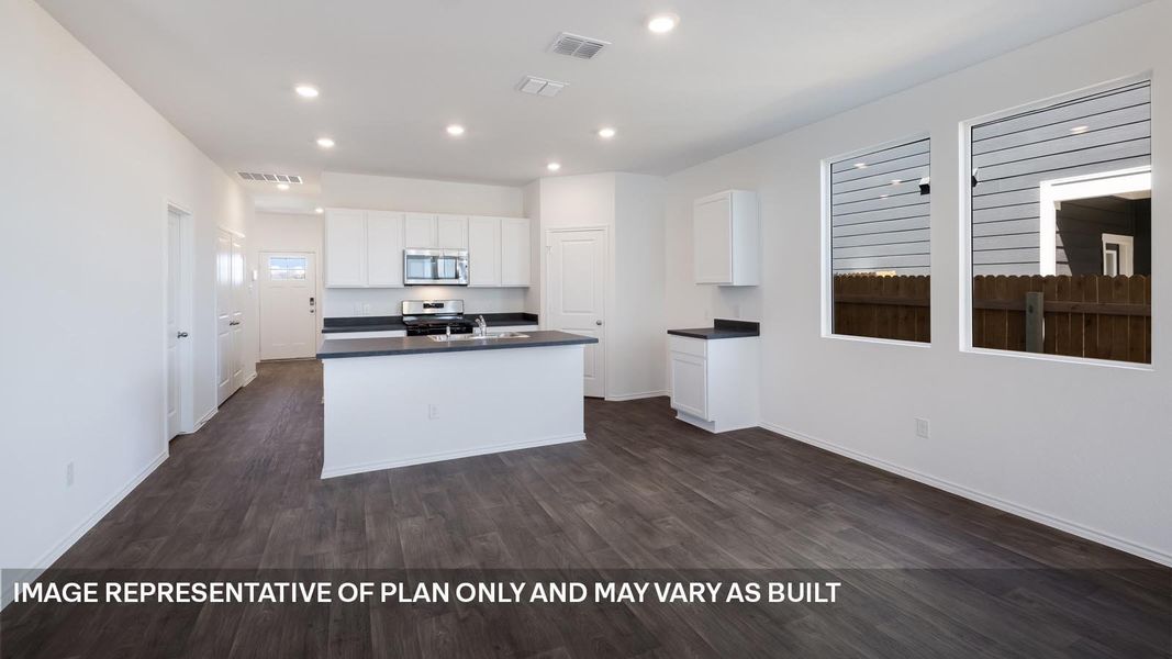 Furnished interior view inside a new home in Valverde, Bastrop (Image 9).