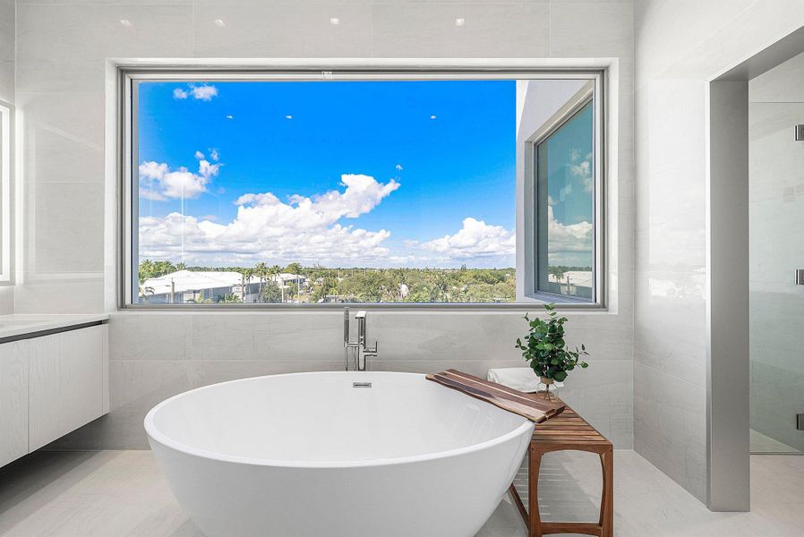 Furnished interior view inside a new home in , Delray Beach (Image 11). Furnished interior view inside a new home in , Delray Beach (Image 11).