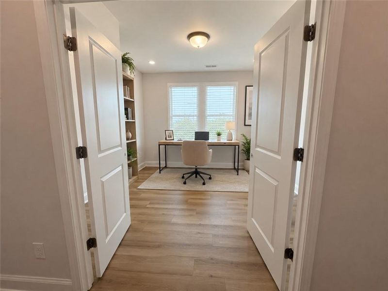 Furnished interior view inside a new home in , Hiram (Image 14).