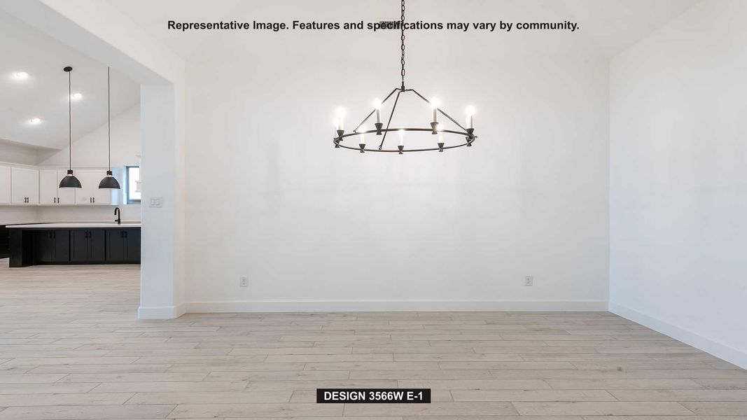 Spacious, unfurnished interior of a new home in Parkside on the River West, Georgetown (Image 6).