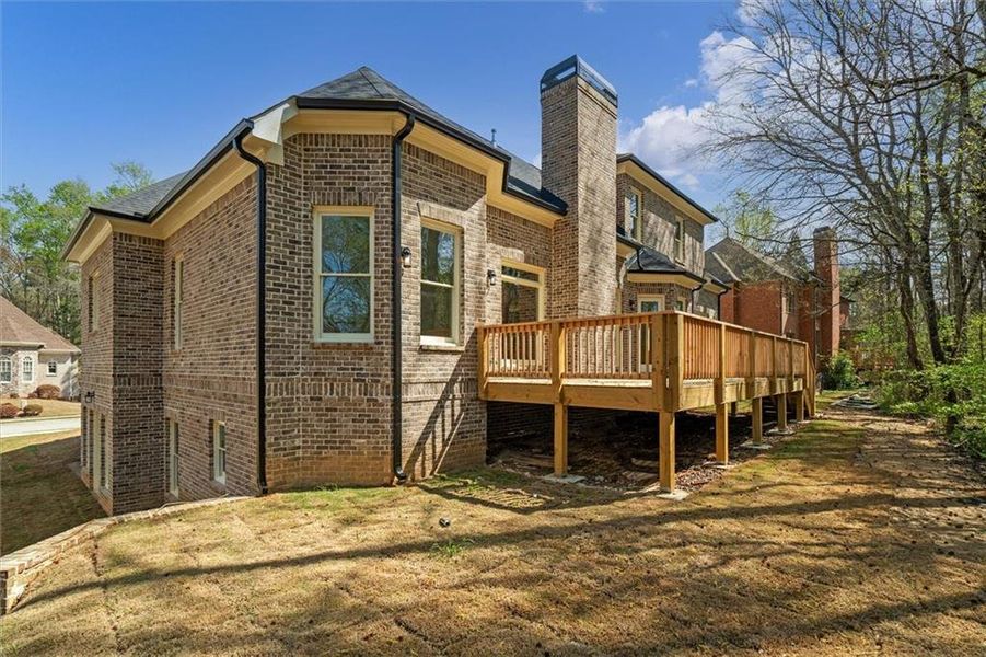 Exterior details and patio area of a home in Brookmont, Douglasville (Image 30).