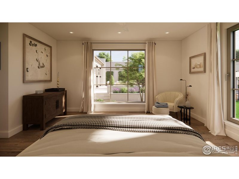 Furnished interior view inside a new home in , Fort Collins (Image 11).