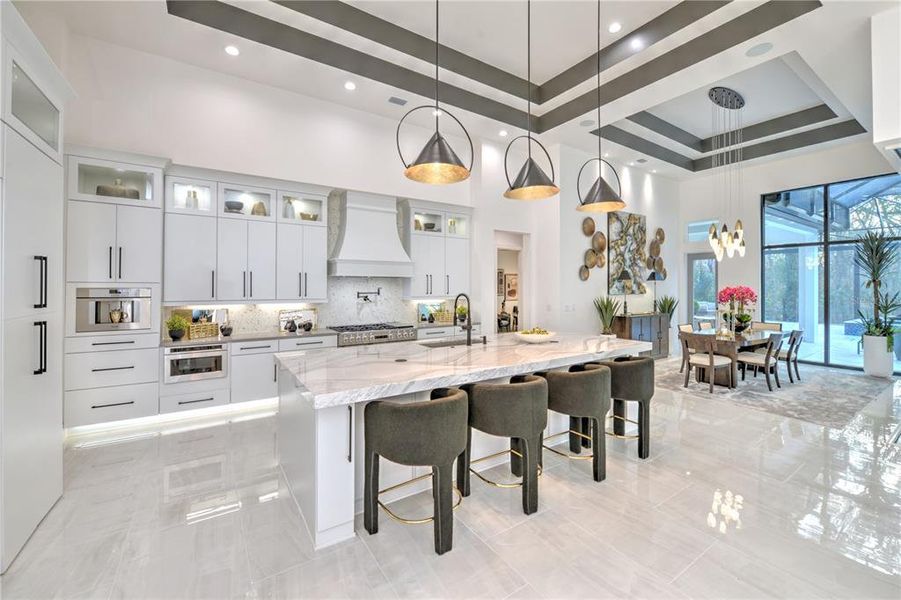 Furnished interior view inside a new home in The Estates at Brown's Landing, Port Orange (Image 17).